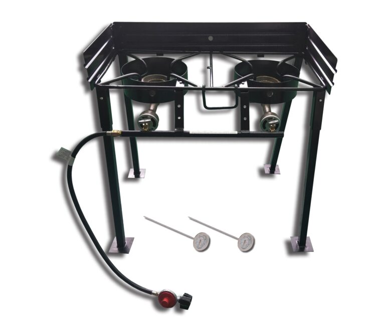 Heavy Duty Double Burner Outdoor Cooker Metal Fusion, Inc.