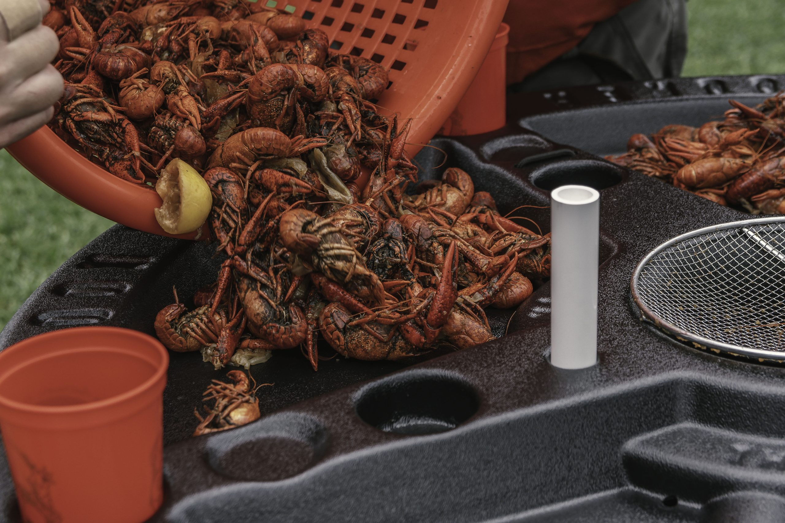 King Kooker® Plastic Seafood Serving Table Metal Fusion, Inc.